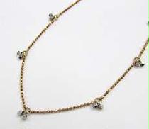 K18/pt850コンビネックレス|-