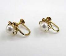 K18イヤリング|-