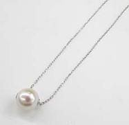 K18WGネックレス|-