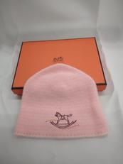 【美品】ニットキャップ カシミヤ100％|HERMES