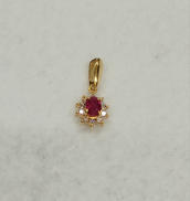 K18石付ネックレストップ|K18石付きネックレストップ