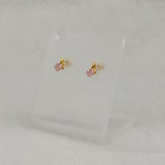 K18石付きピアス|0.4G