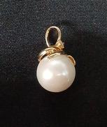 K18石付ネックレストップ|K18