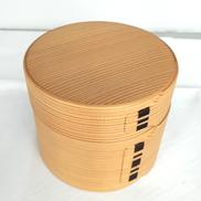 二ツ重丸弁当|大館曲げわっぱ