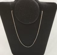 K18WGネックレス|1.1G  40CM