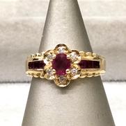 K18リング|総3.6G 9号