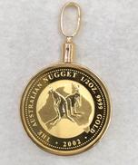 K24コイントップ　枠K18|オーストラリア　カンガルーナゲット金貨