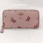 バタフライプリントアコーディオンジップ|COACH