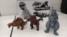 ムービーモンスターシリーズ ゴジラ2016 形態変化3体セッ|BANDAI