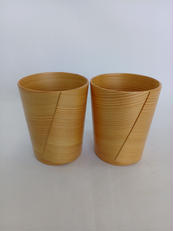 ビアカップ ペア|栗久 曲げわっぱ