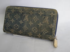デニムジッピーウォレット|LOUIS VUITTON