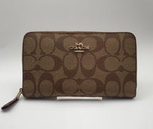 二つ折りファスナー財布|COACH