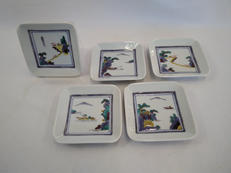 小角皿揃|九谷焼