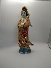 観音菩薩像|九谷焼