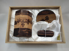 茶筒セット|桜皮細工