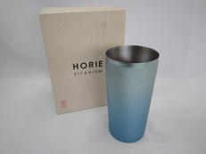 純チタン2重タンブラー|HORIE