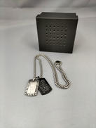 ダブルプレートネックレス|DIESEL