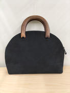 ウッドハンドルスエードバッグ|ヨーガンレール