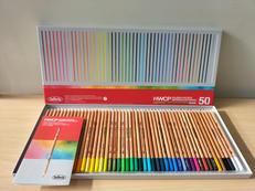 水彩色鉛筆50色|HOLBEIN
