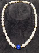 K18金具淡水パールネックレス|パールネックレス