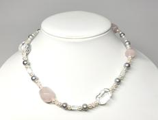 パールミックスネックレス|約41CM