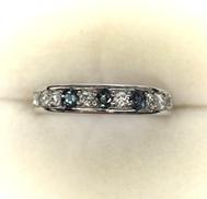 PT900アレキサンドライトリング|0.30/0.29  歪み有