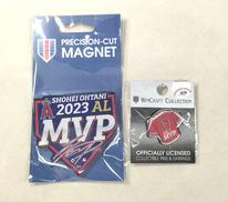 大谷翔平ピンバッチ&マグネット|2023MVP受賞記念
