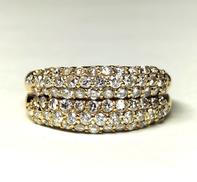 K18パヴェダイヤリング|#11