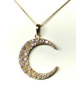 K18月モチーフネックレス|～44.5CM 総3.3G