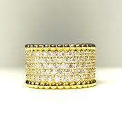 K18パヴェダイヤリング|2.00刻