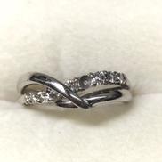 PT900リング|0.30刻 石1つ外れ