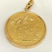 1ポンドコイントップ|枠K18 エリザベス2世