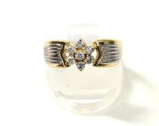 K18PT900リング|0.16刻 #10.5