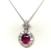PT850/900ルビーネックレス|R1.062/D0.61