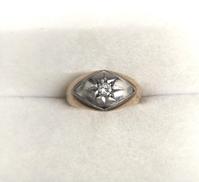 K18PTコンビリング|0.15刻 #14