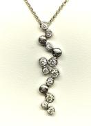 K18WGネックレス|0.50刻