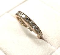 K18PGエタニティリング|1.00刻