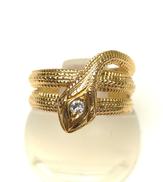 K18スネークリング|#6