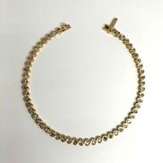 K18ダイヤテニスブレスレット|1.00刻