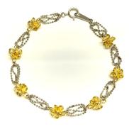 K18PT850コンビブレス|17.5CM