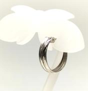 K14WGピアス 片方|-