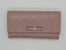 グッチシマ　かぶせ長財布|GUCCI