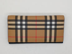 ヴィンテージチェック　かぶせ長財布|BURBERRY
