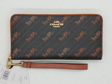 ラウンドジップ長財布|COACH