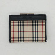 バーバリーチェック　二つ折り財布|BURBERRY