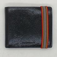 ゴムバンド付　レザー二つ折り財布|BURBERRY