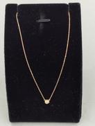 ダイヤ付きネックレス|4℃/K18