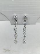 石付きイヤリング|K14WG