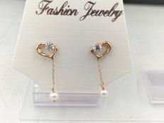 ハートピアス|K10