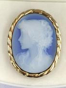 カメオブローチ|K18